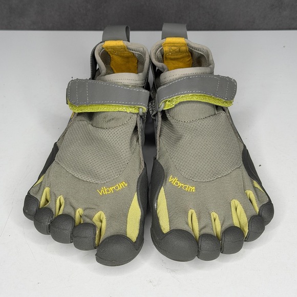 Vibram FiveFingers Shoes Womens Size 6.5 Gray Toe Mesh Barefoot Minimal Running - Picture 4 of 9